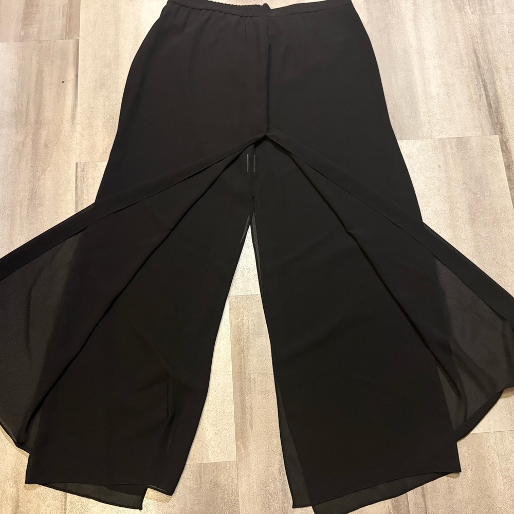 JS Collections Elegant Black Sheer Jumpsuit - Picture 6 of 9